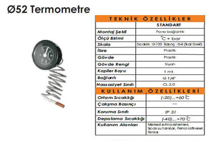 52 Termometre